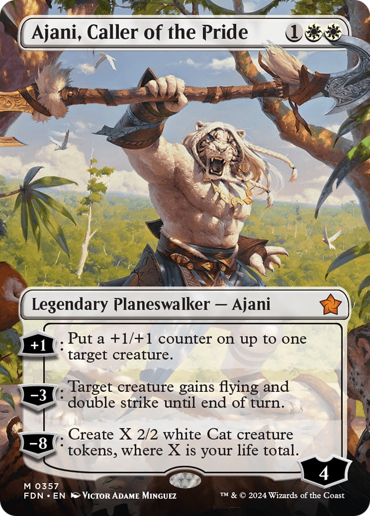 Ajani, l'appel de la fierté (FDN-357) - Fondations (sans bordure)