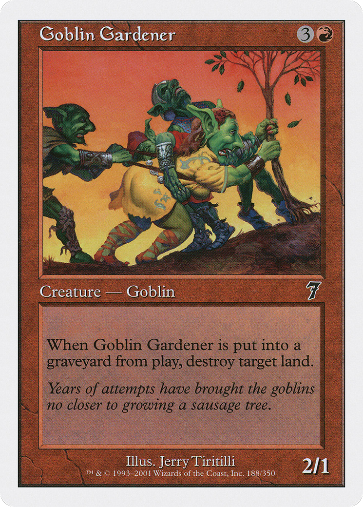Goblin Gardener (7ED-188) - Septième édition