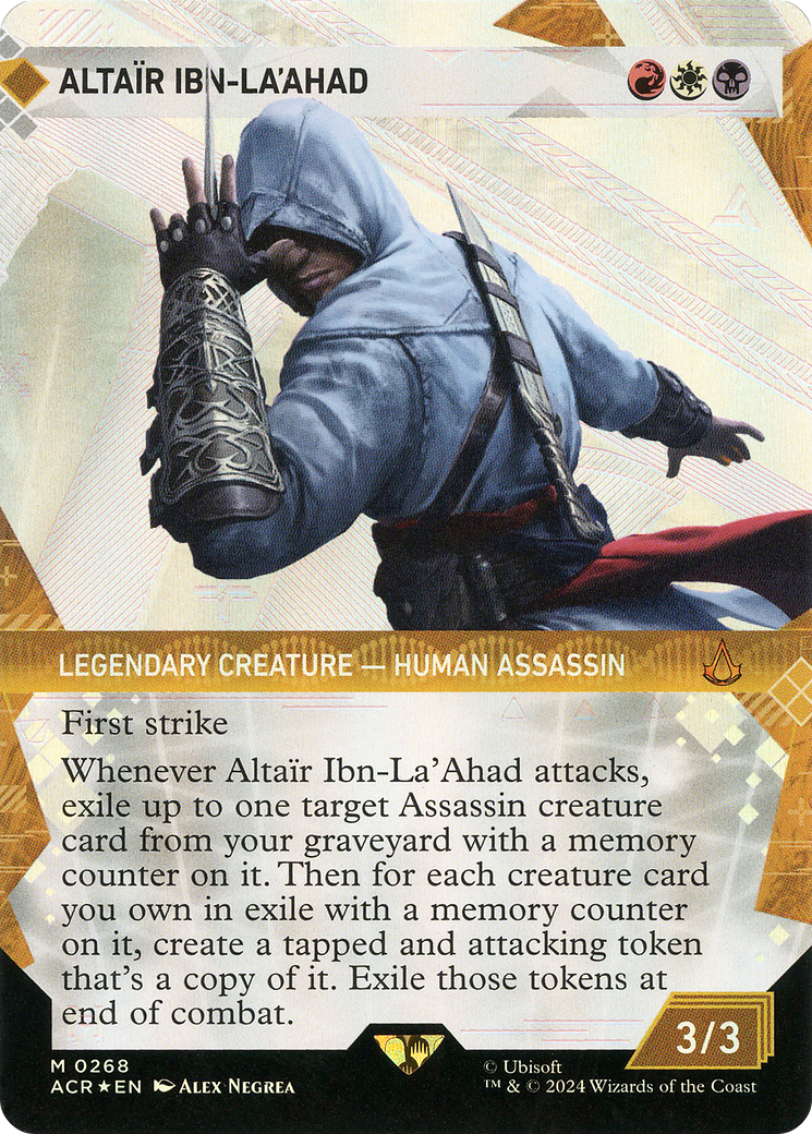 Altaïr Ibn-La'Ahad (ACR-268) - Assassin's Creed : (Vitrine) (Sans bordure) Foil