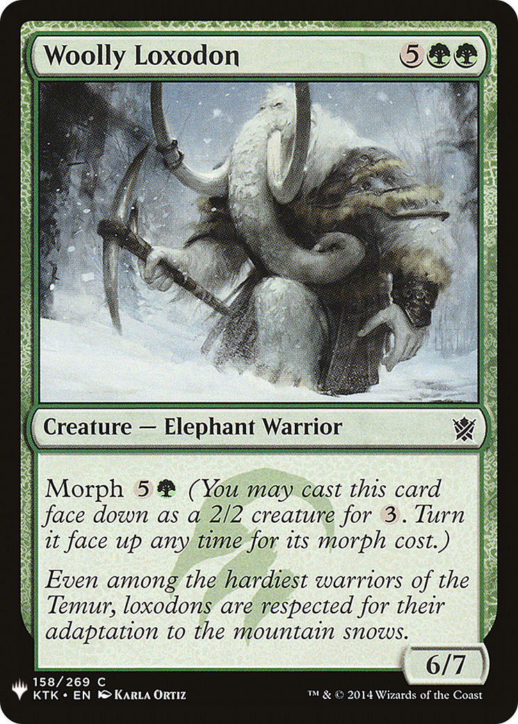 Woolly Loxodon (LIST-KTK-158) - The List