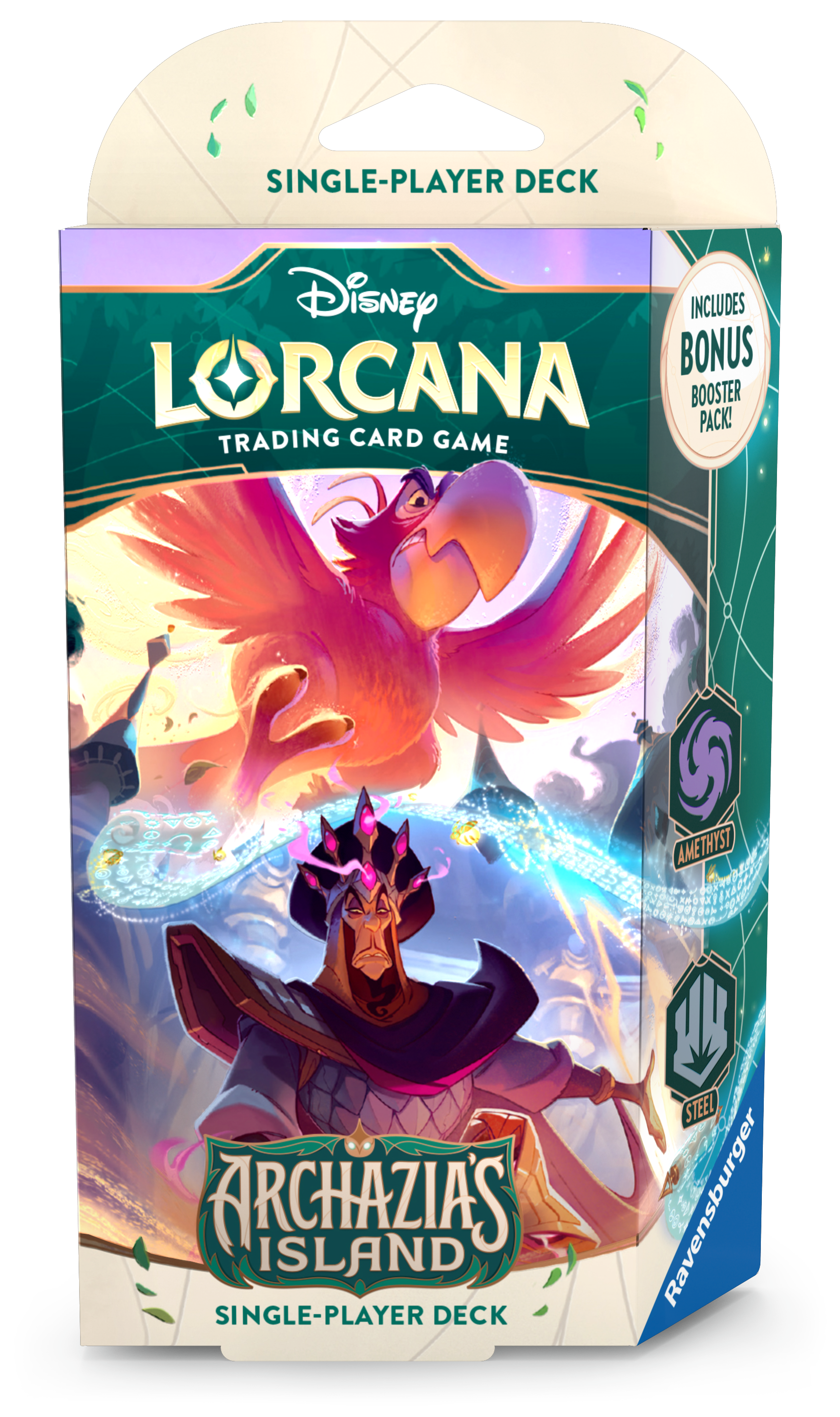 Disney Lorcana : Deck de démarrage de l'île d'Archazia - Améthyste/Acier