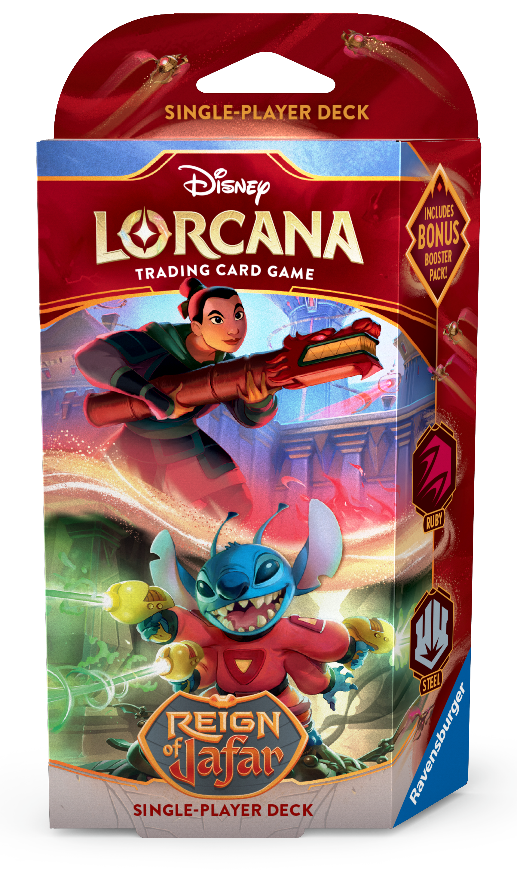 Disney Lorcana : Deck de démarrage Le Règne de Jafar - Rubis/Acier