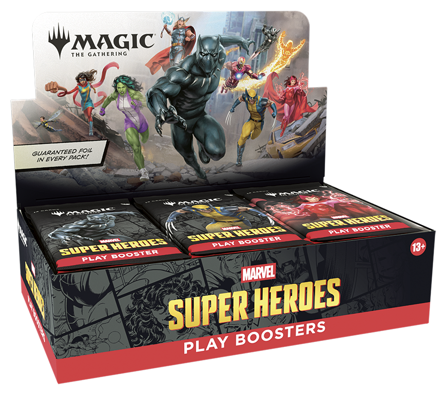 Magic: The Gathering® | Marvel Super Heroes Play Booster Display