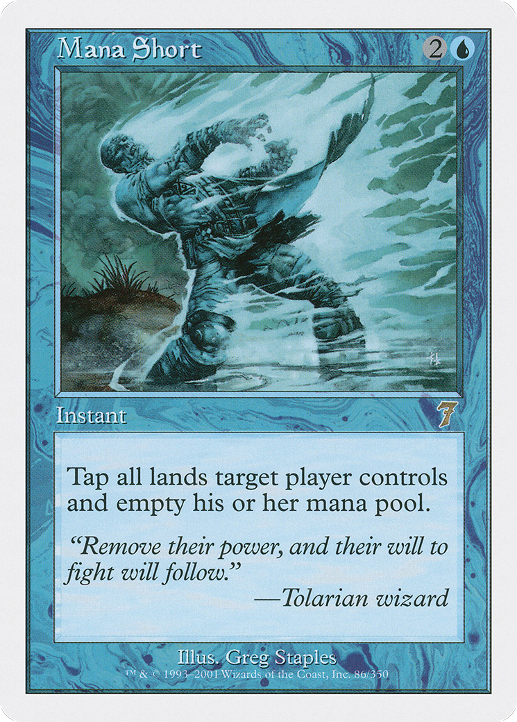 Mana Short (7ED-086) - Seventh Edition