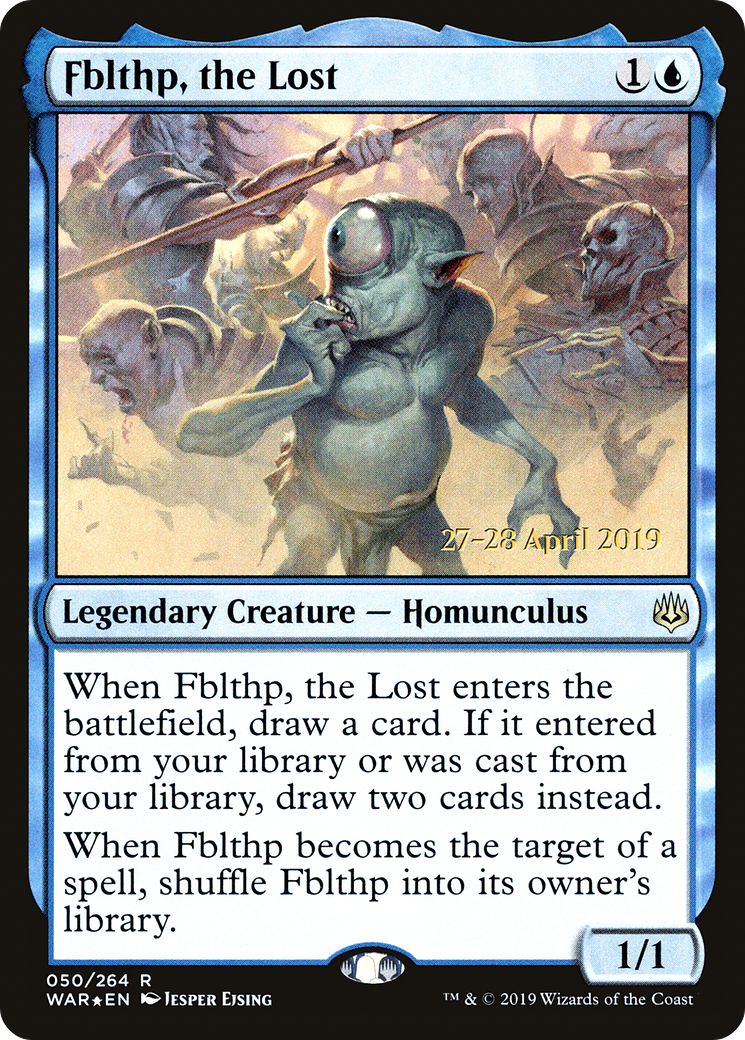Fblthp, the Lost (PRE-050) - War of the Spark Promos Foil