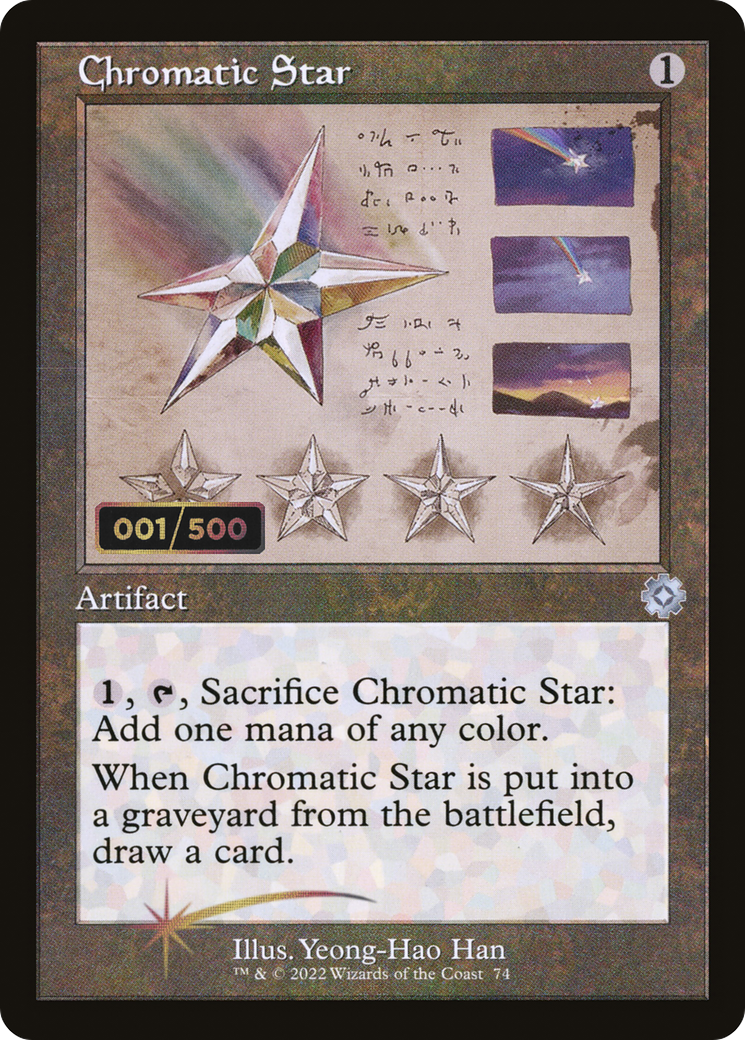 Chromatic Star (Schematic) (Serial Numbered) (BRR-074) - The Brothers' War Retro Artifacts Foil