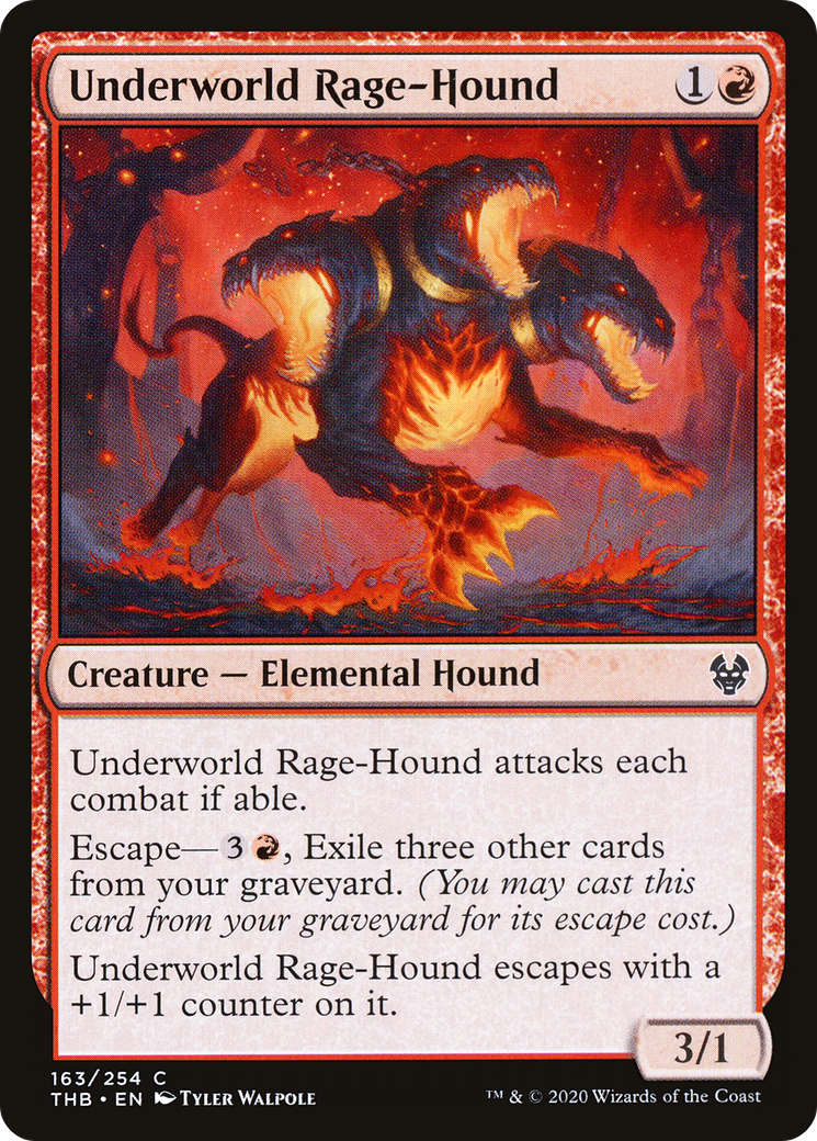 Underworld Rage-Hound (THB-163) - Theros Au-delà de la Mort