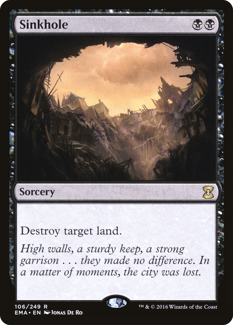 Sinkhole (EMA-106) - Eternal Masters Foil