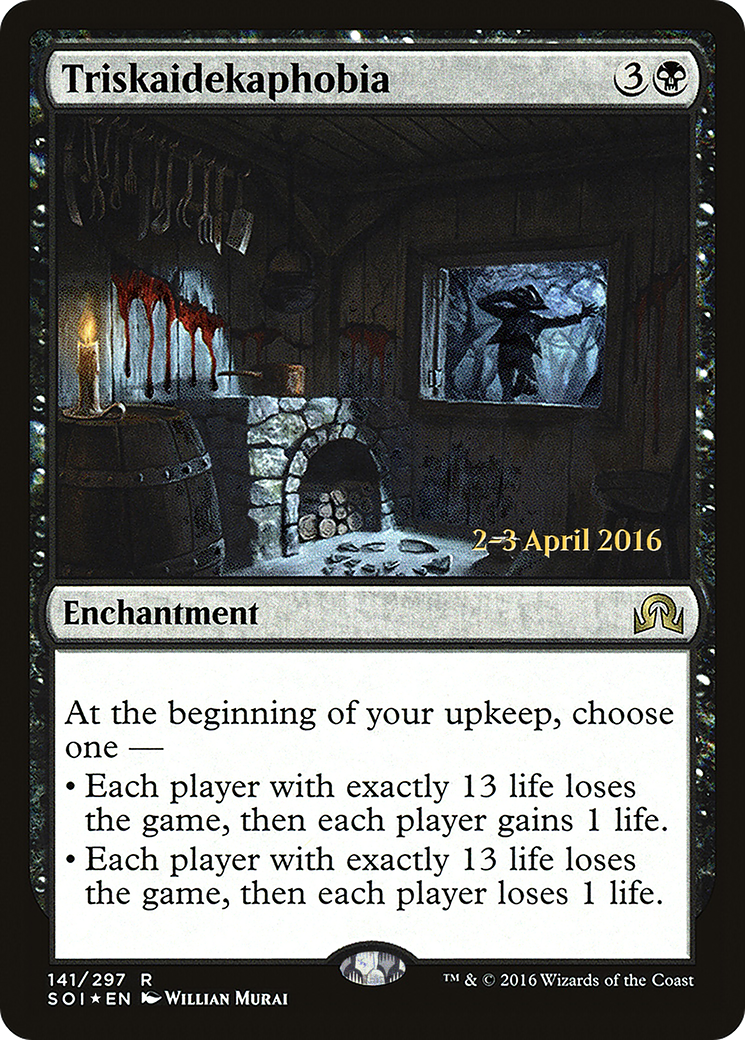 Triskaidekaphobia (PRE-141S) - Shadows over Innistrad Promos Foil