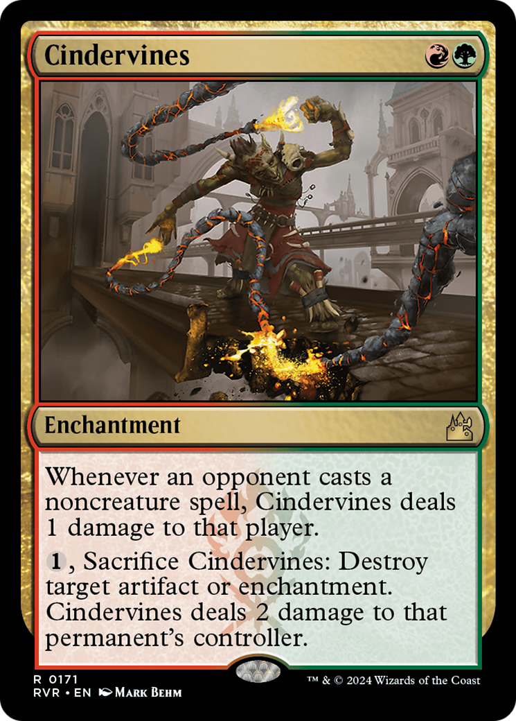 Cindervines (RVR-171) - Ravnica Remastered Foil