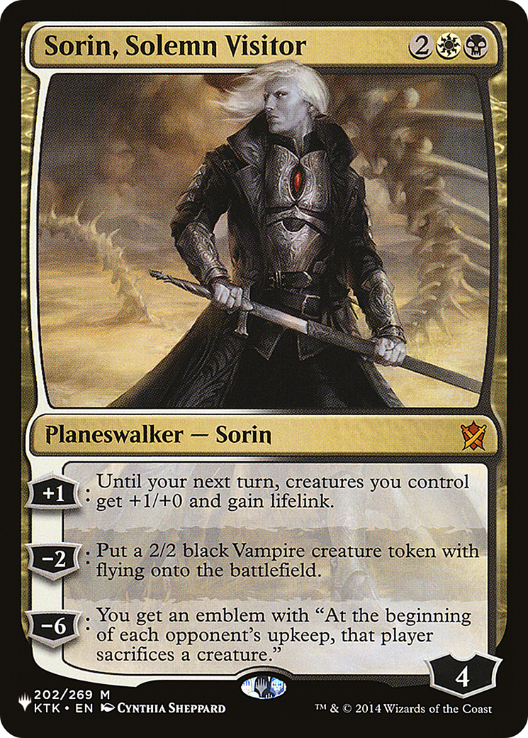 Sorin, Solemn Visitor (LIST-KTK-202) - The List