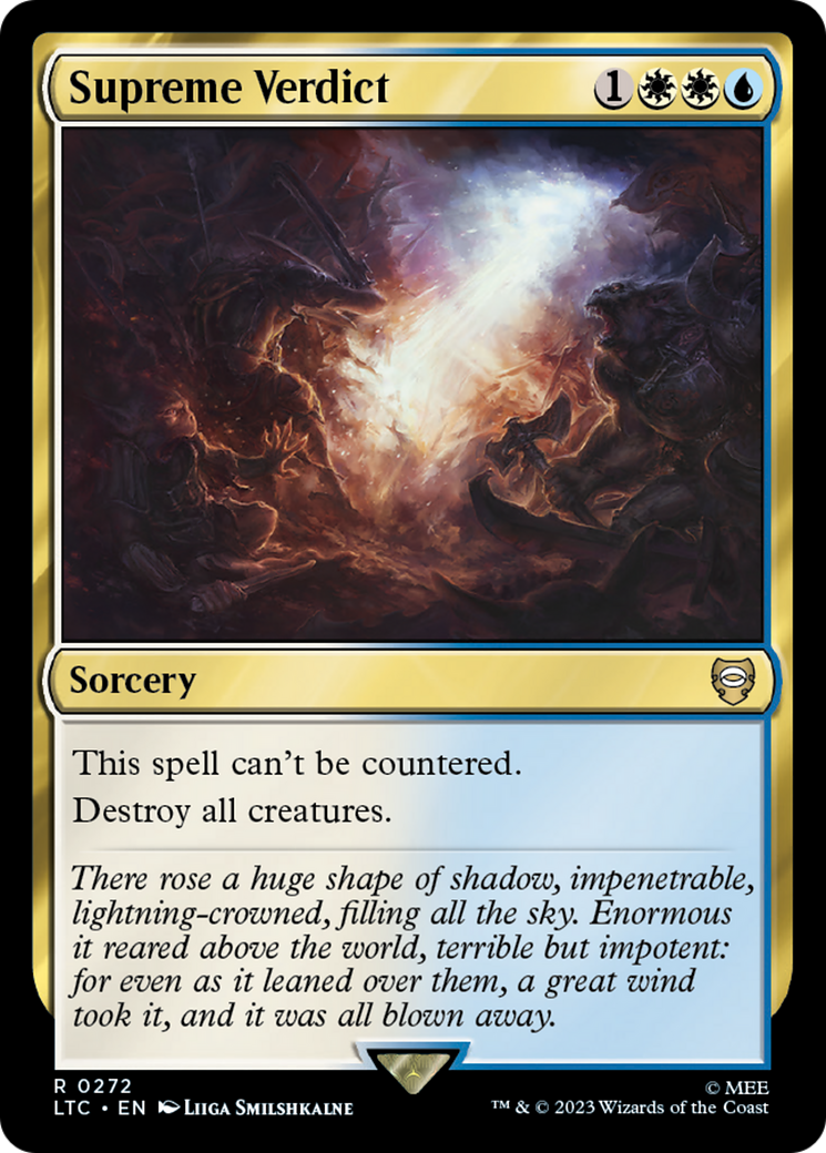 Verdict suprême (LTC-272) - Contes du commandant de la Terre du Milieu