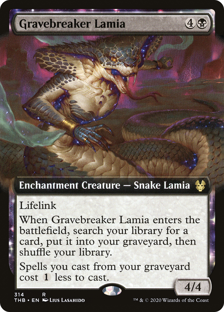 Lamia Briseur de Tombes (THB-314) - Theros Au-delà de la Mort : (Art étendu, enchantement) Foil