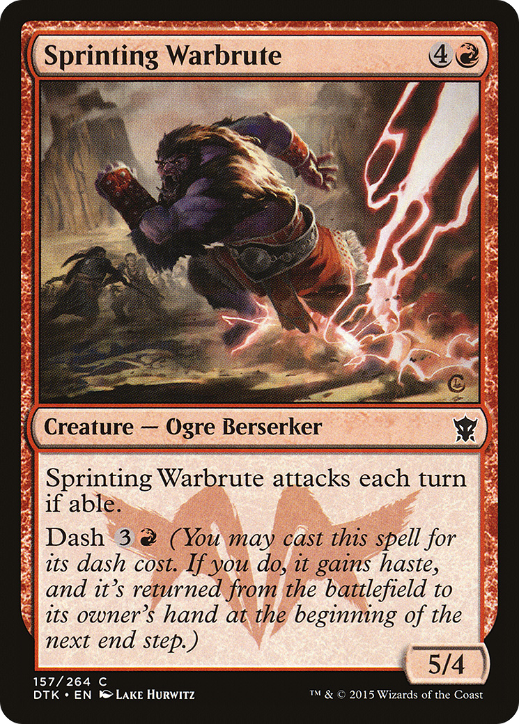 Brute de guerre sprintante (DTK-157) - Les Dragons de Tarkir