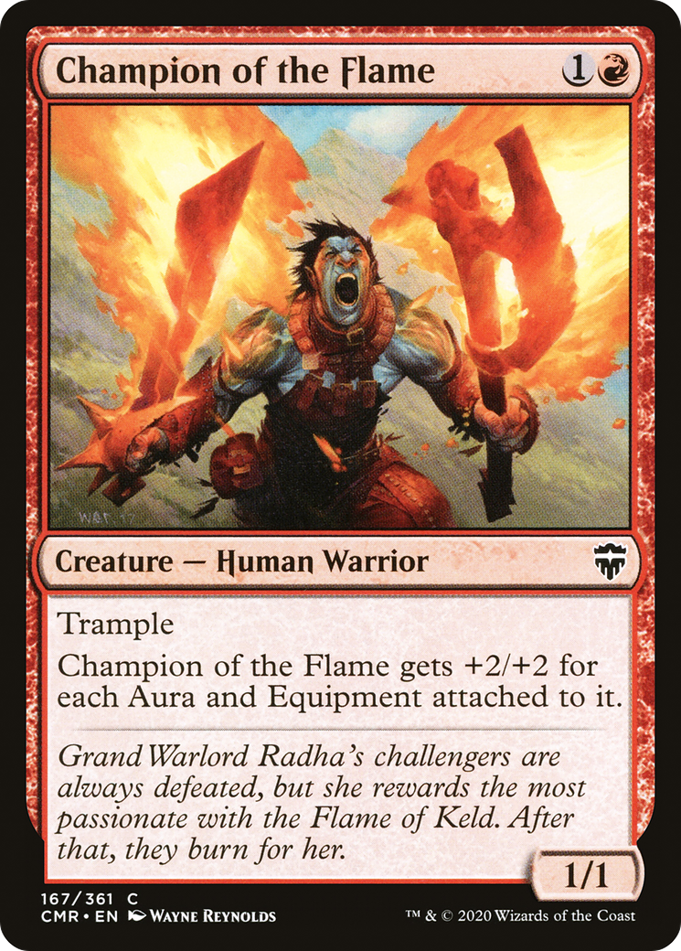 Champion de la Flamme (CMR-167) - Commander Legends Foil