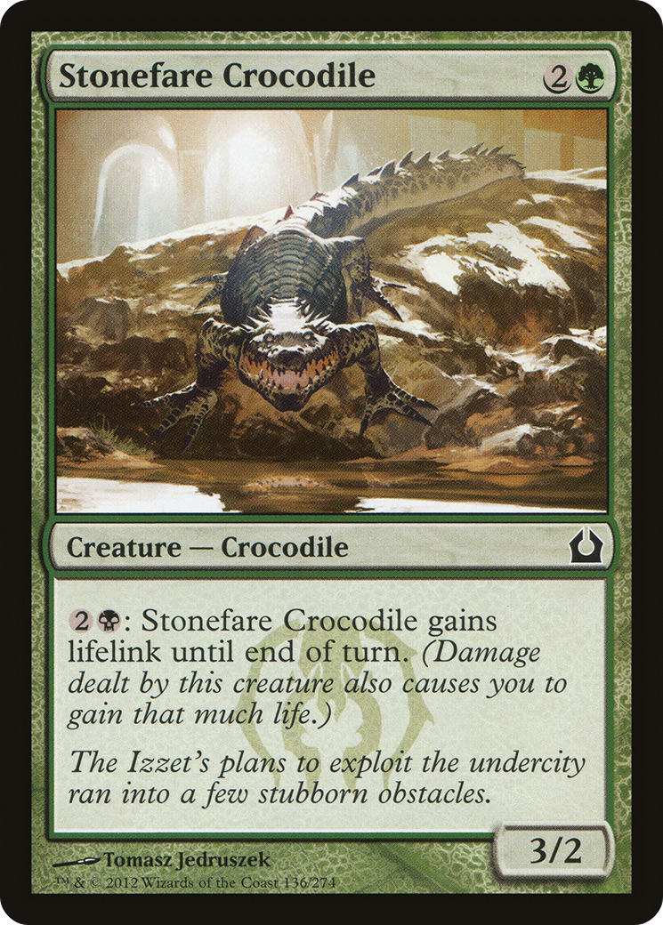 Stonefare Crocodile (RTR-136) - Return to Ravnica
