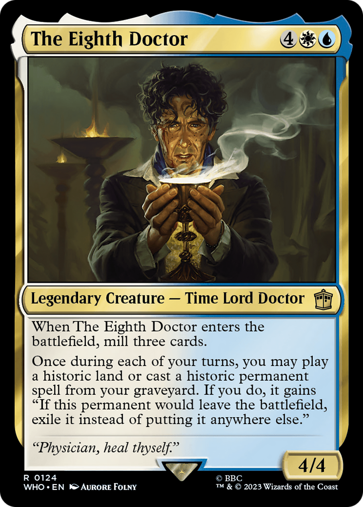 The Eighth Doctor (WHO-124) - Doctor Who Foil