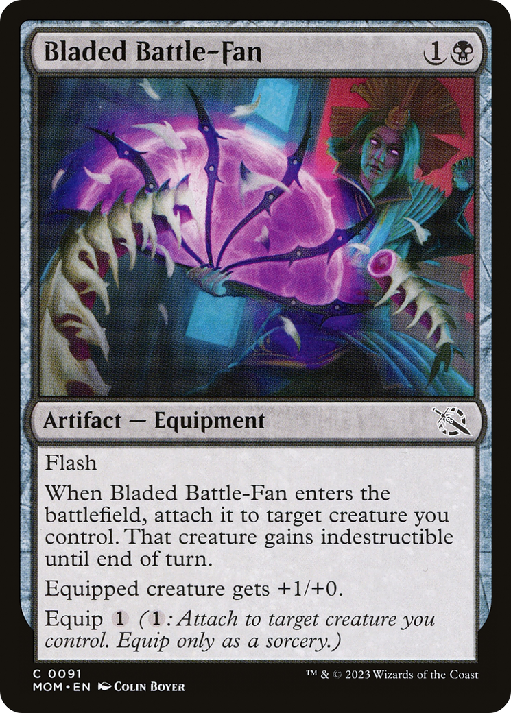Bladed Battle-Fan (MOM-091) - March of the Machine Foil