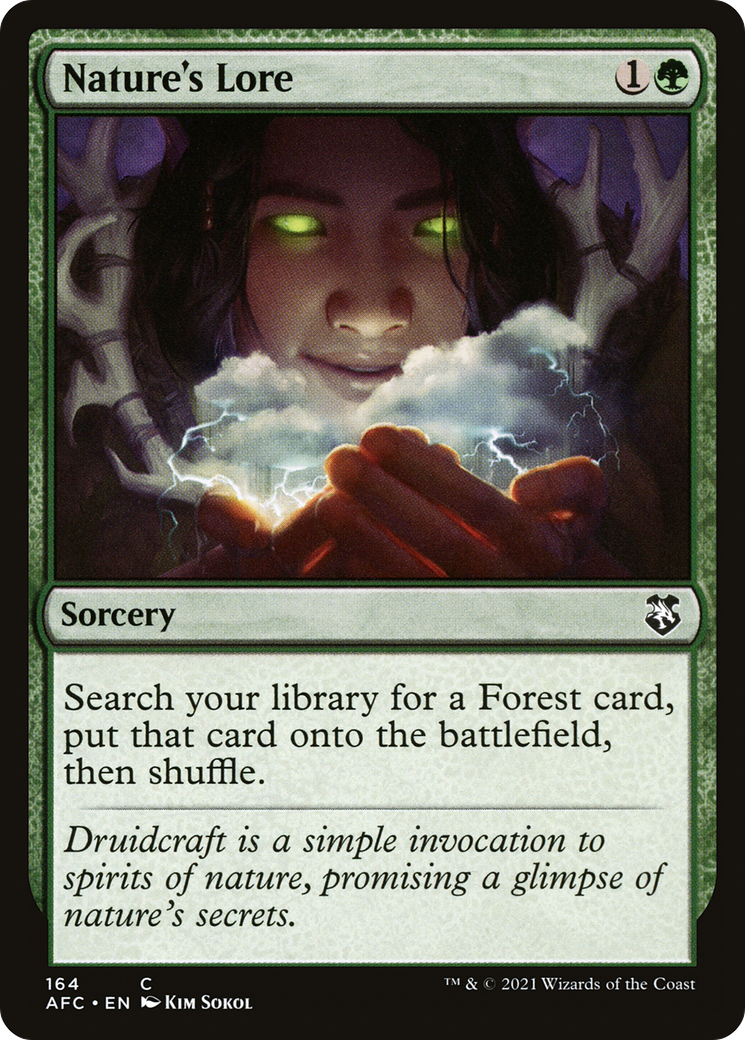 Nature's Lore (AFC-164) - Forgotten Realms Commander