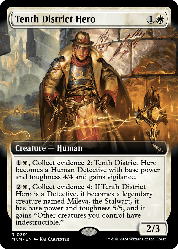Héros du dixième district (MKM-391) - Meurtres au manoir Karlov : (Extended Art) Foil