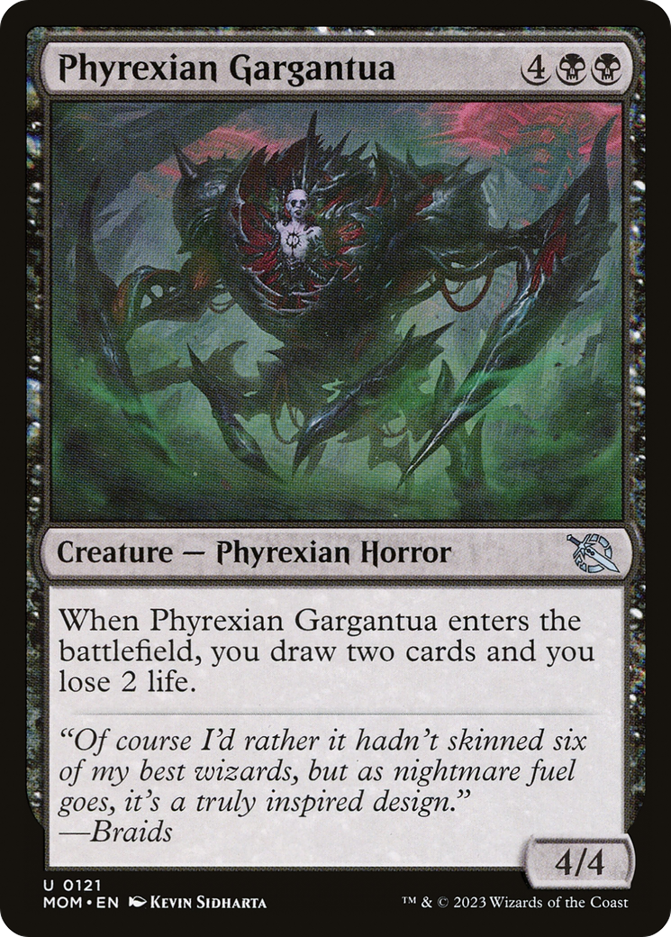 Phyrexian Gargantua (MOM-121) - Marche de la Machine Foil