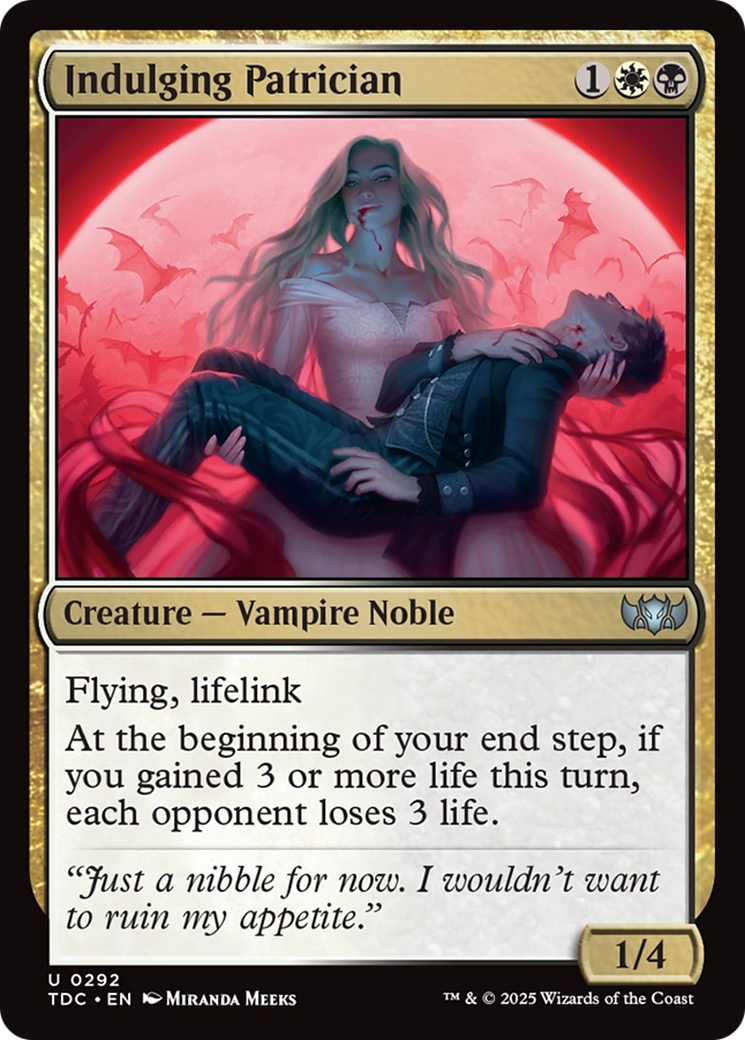 Patricien indulgent (TDC-292) - Commandant : Tarkir : Tempête de dragons