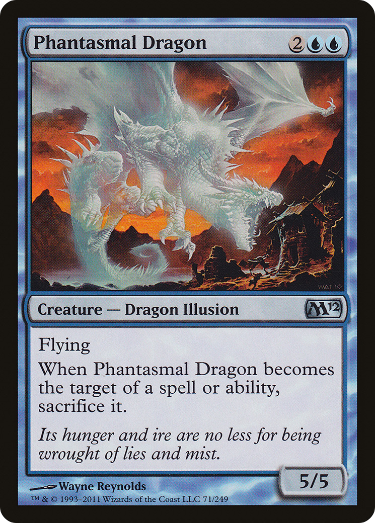 Dragon Fantastique (M12-071) - Magic 2012 Foil