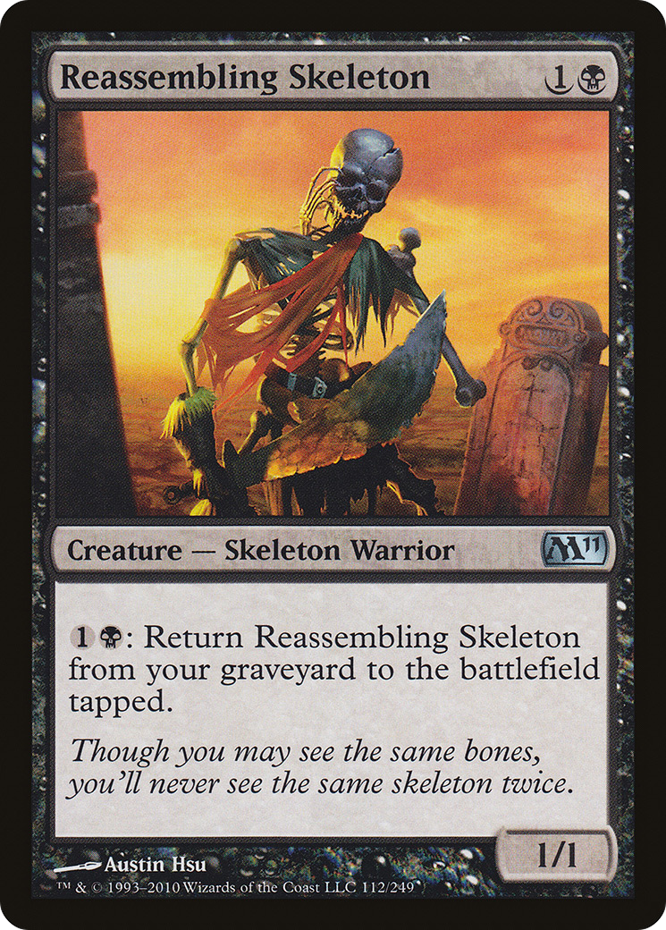 Reassembling Skeleton (M11-112) - Magic 2011