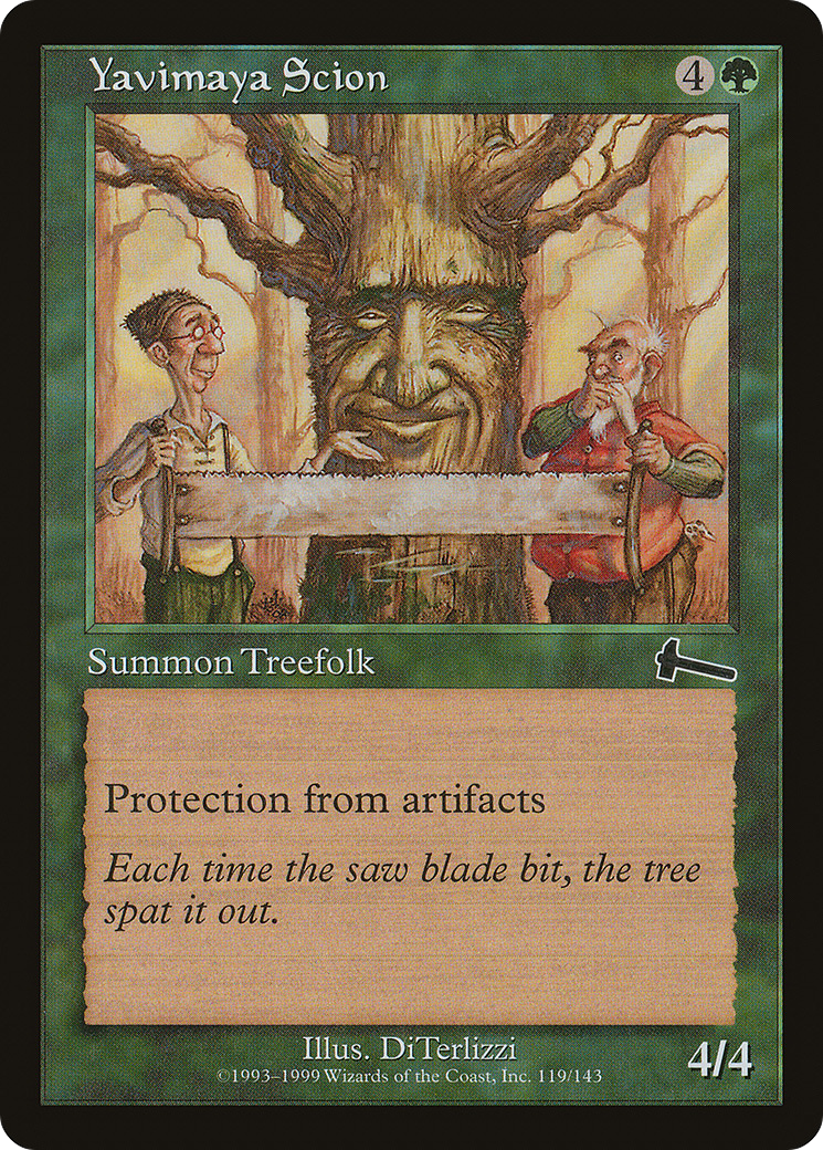 Yavimaya Scion (ULG-119) - Feuille d'héritage d'Urza