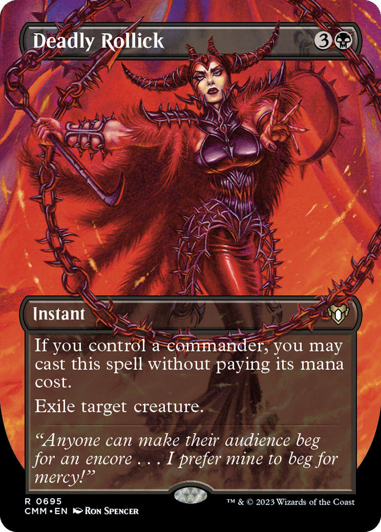Deadly Rollick (CMM-695) - Commander Masters (sans bordure) Foil
