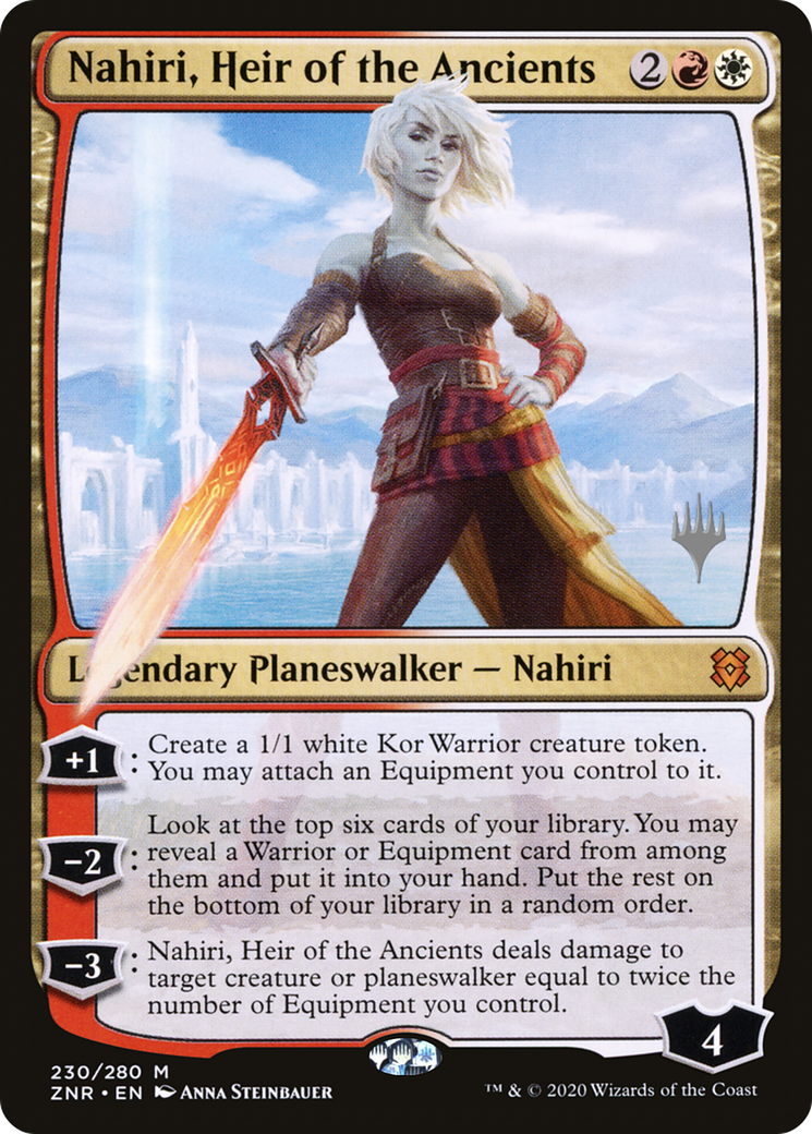 Nahiri, Heir of the Ancients (PPZNR-230) - Zendikar Rising Promos