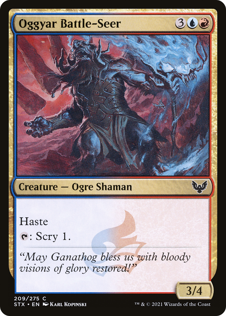 Oggyar Battle-Seer (STX-209) - Strixhaven: School of Mages Foil