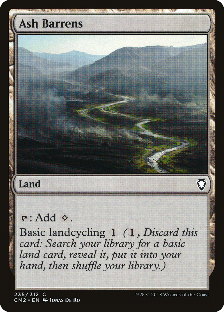Barrens de Cendres (CM2-235) - Commander Anthology Volume II