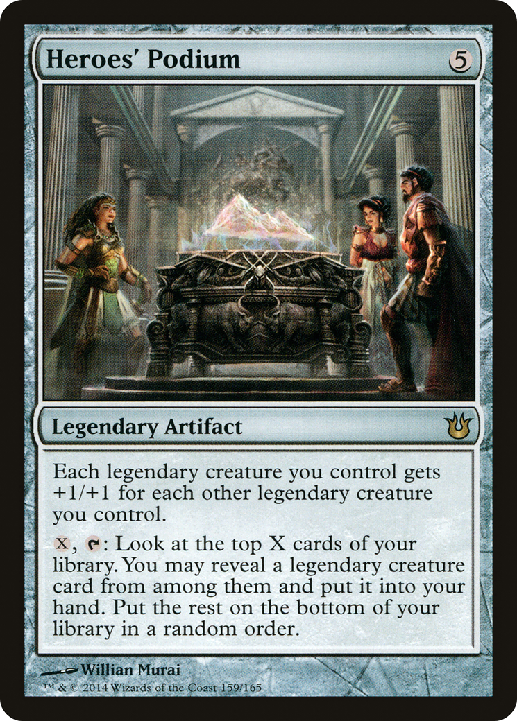 Heroes' Podium (BNG-159) - Born of the Gods Foil
