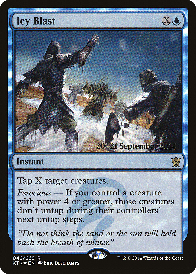 Icy Blast (PKTK-42S) - Promotions Les Khans de Tarkir
