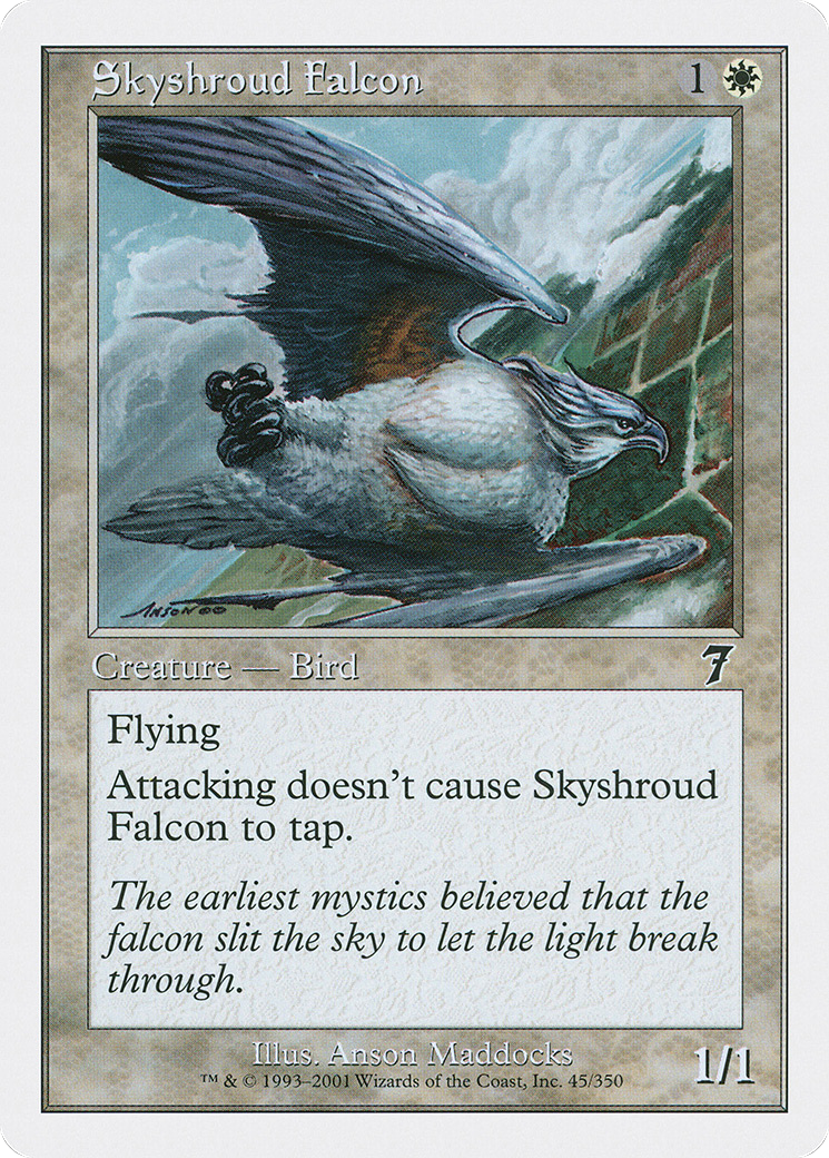 Skyshroud Falcon (7ED-045) - Seventh Edition