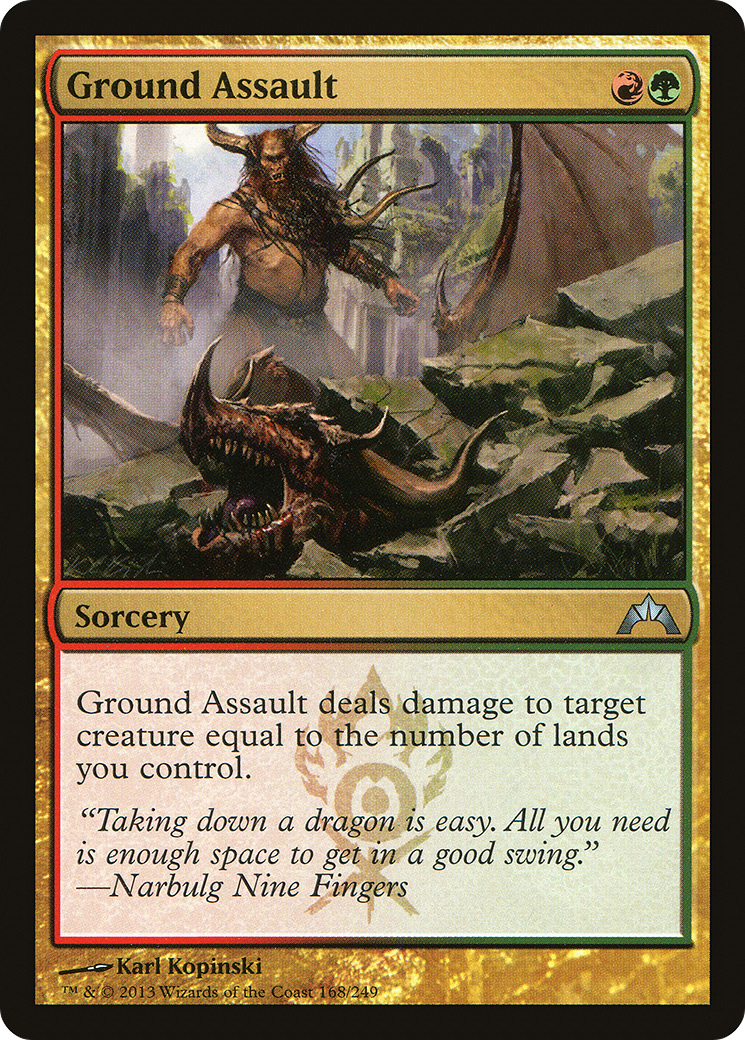 Assaut terrestre (GTC-168) - Gatecrash Foil