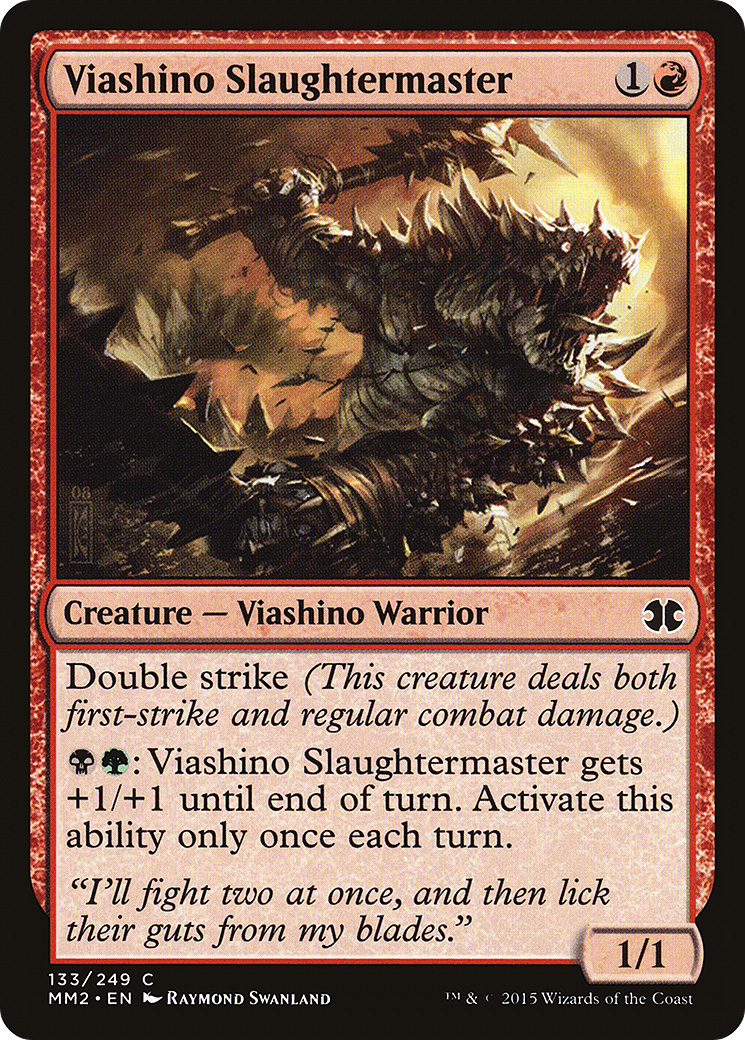 Viashino Slaughtermaster (MM2-133) - Modern Masters 2015