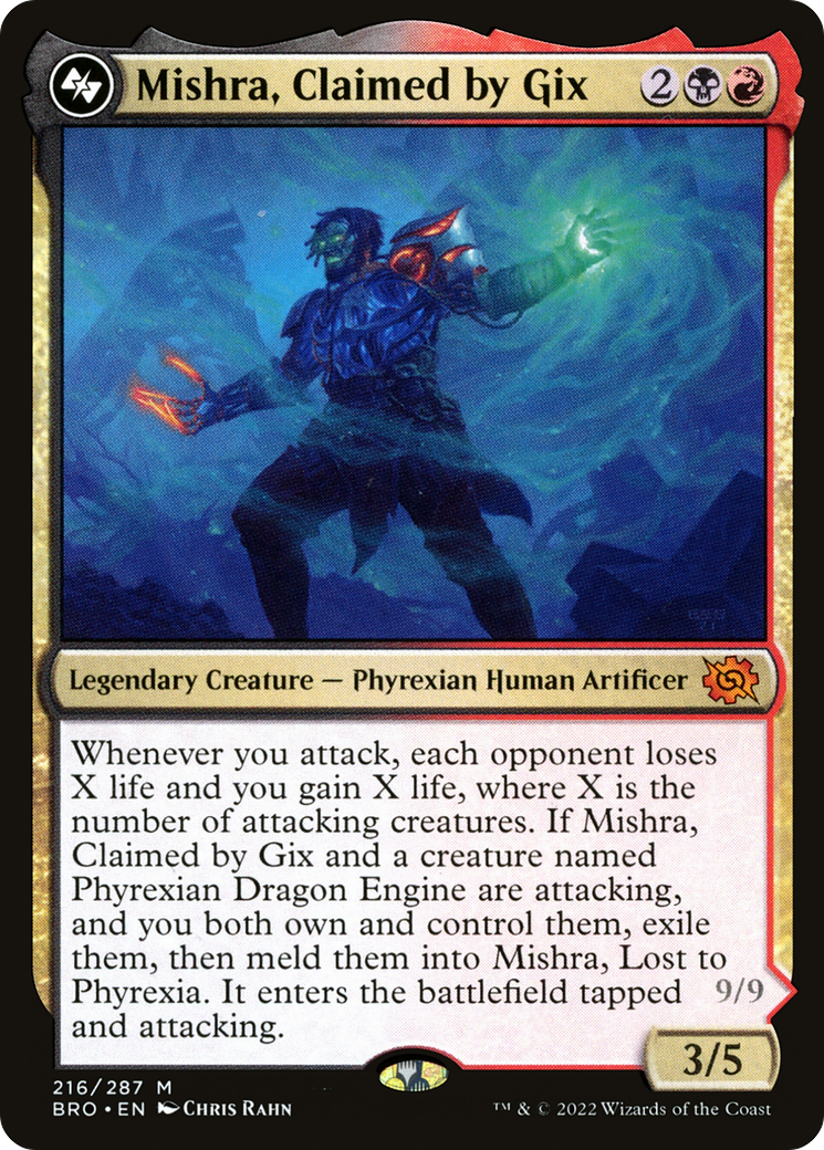 Mishra, Claimed by Gix (BRO-216) - The Brothers' War Foil