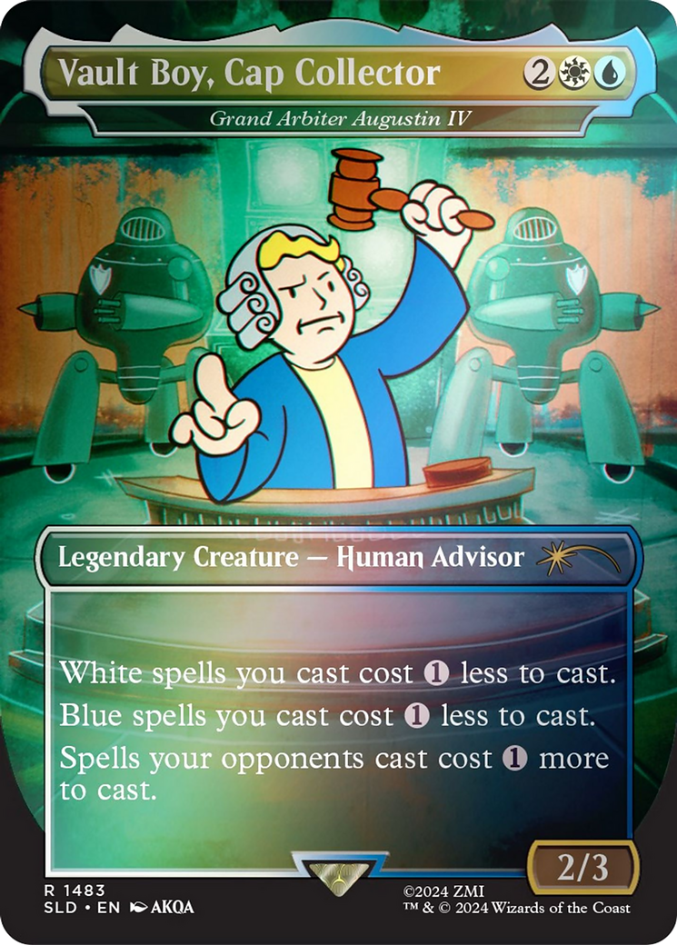 Grand Arbitre Augustin IV (SLD-1483★) - Secret Lair Drop / Vault Boy, Collectionneur de casquettes (sans bordure) Foil