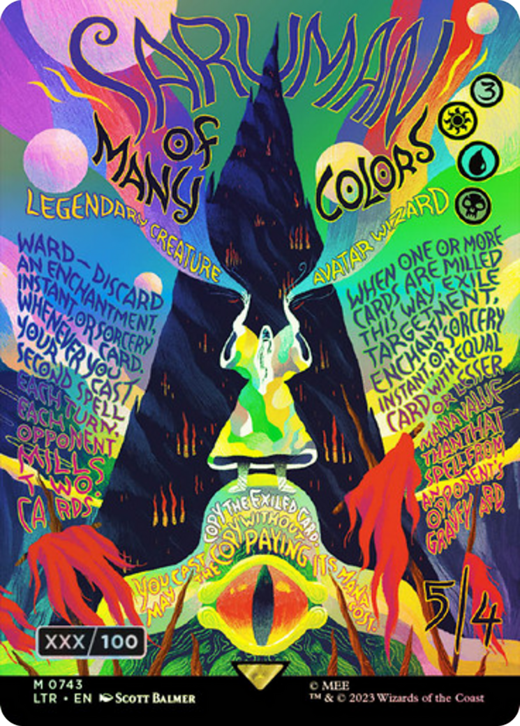 Saroumane aux mille couleurs (LTR-743Z) - Le Seigneur des anneaux : Contes de la Terre du Milieu (Sans frontières)