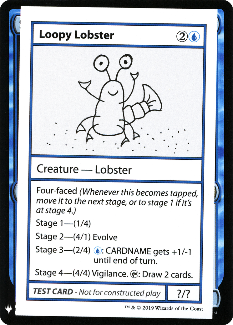 Lobster Loopy (CMB1-026) - Cartes de test Mystery Booster 2019