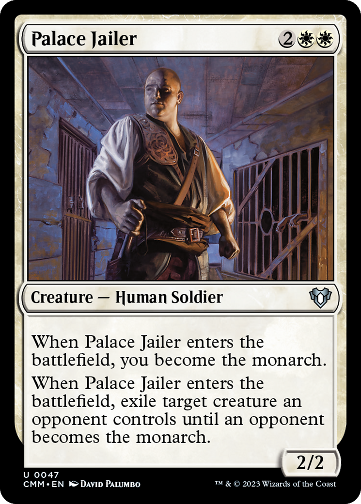 Geôlier du Palais (CMM-047) - Commander Masters Foil