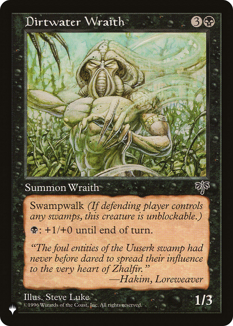 Dirtwater Wraith (LIST-) - The List
