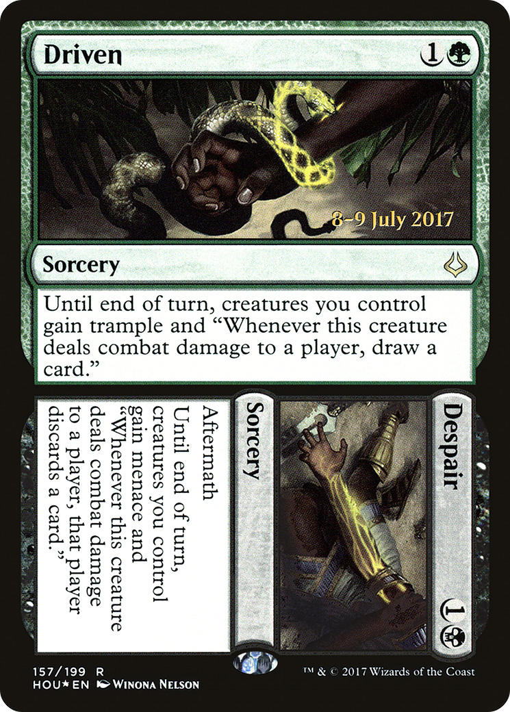 Driven // Despair (PRE-157) - Hour of Devastation Promos Foil
