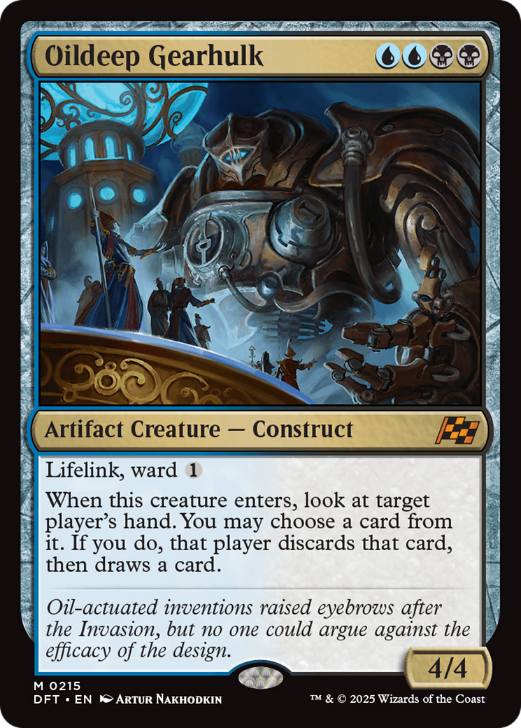 Gearhulk Oildeep (DFT-215) - Feuille Aetherdrift
