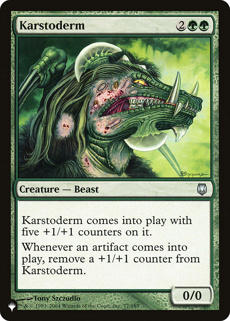 Karstoderm (LIST-DST-77) - The List