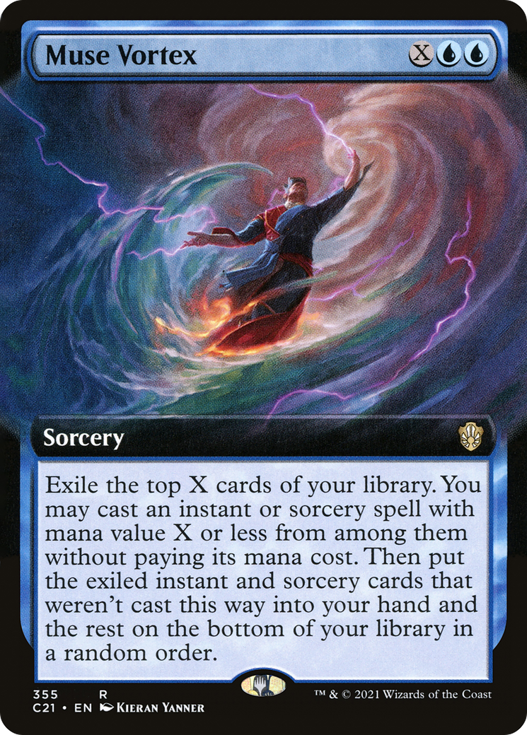 Muse Vortex (C21-355) - Commander 2021 : (Extended Art)