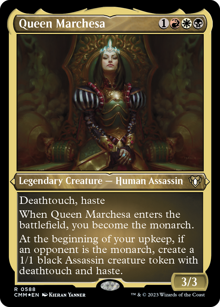 Reine Marchesa (CMM-588) - Commander Masters Etched Foil