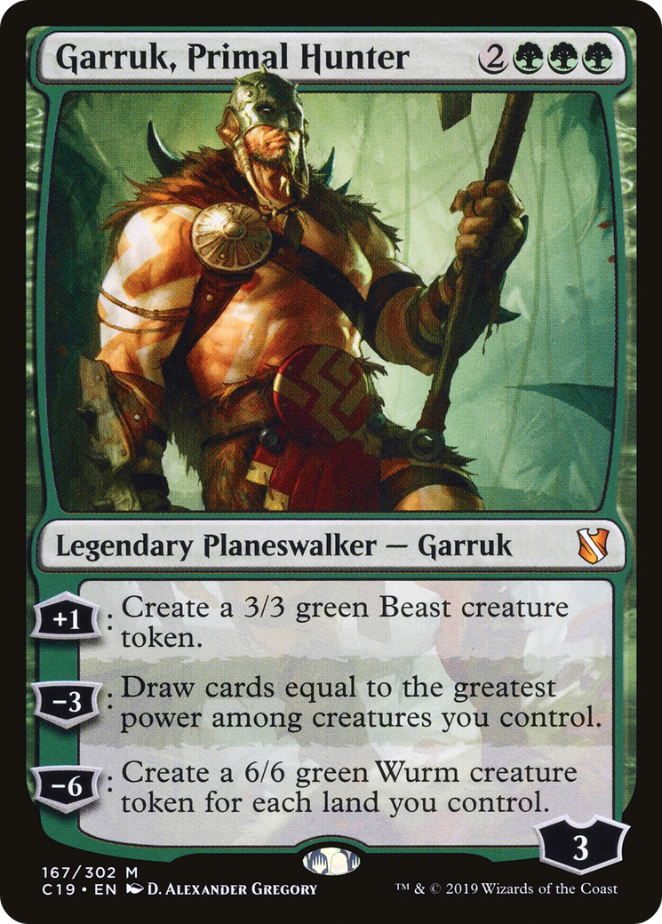 Garruk, Chasseur Primordial (C19-167) - Commandant 2019
